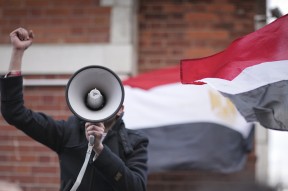 Egypt Protestors Jan 28 2011 - London, UK
